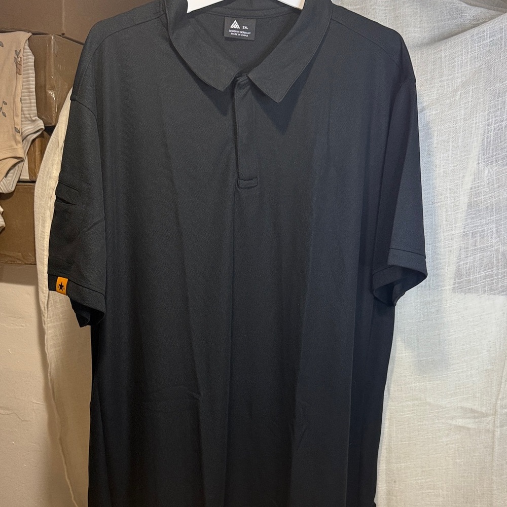 Adidas Men's Black Polo Shirt